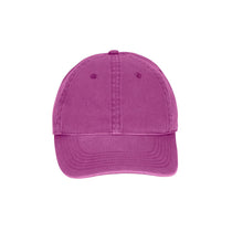 Comfort Colors Raspberry Direct-Dyed Canvas Baseball Cap