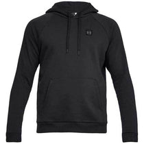 Under Armour Men's Black Rival Fleece Pullover Hoodie