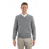 Van Heusen Men's Grey Long Sleeve V-Neck Sweater
