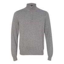 Van Heusen Men's Grey Long Sleeve Quarter Zip Knit Sweater