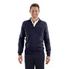 Van Heusen Men's Navy Long Sleeve Quarter Zip Knit Sweater