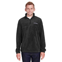 Columbia Men's Black Steens Mountain Half-Zip Fleece Jacket