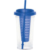 Cool Gear Blue Sedici Fruit Infuser Tumbler 24oz