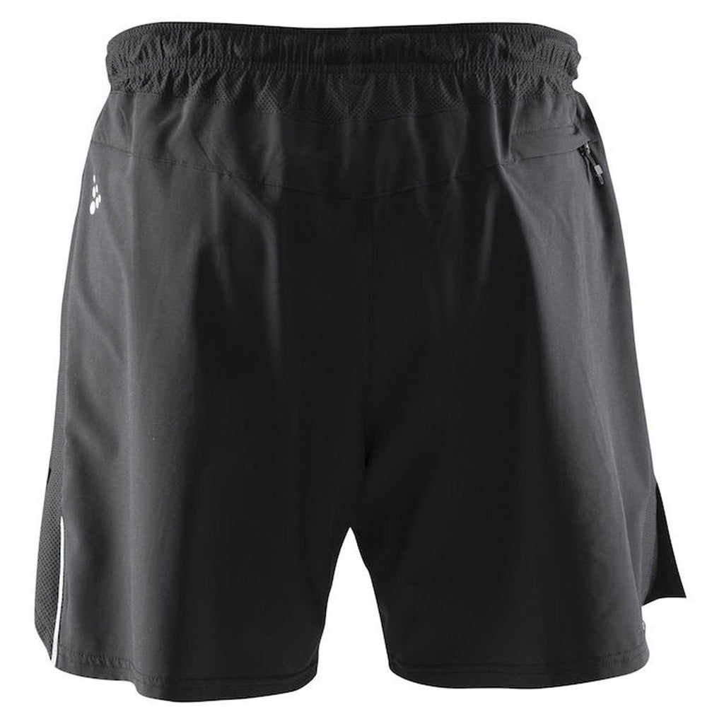 Craft Sports Men's Black Joy Relaxed Shorts 2-in-1