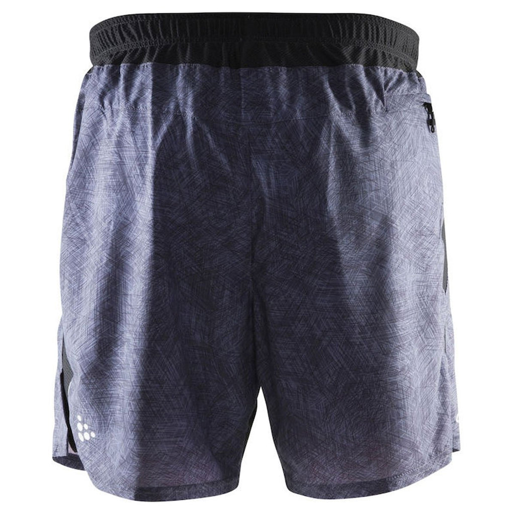 Craft Sports Men's P Line Black/Shock Joy Relaxed Shorts 2-in-1