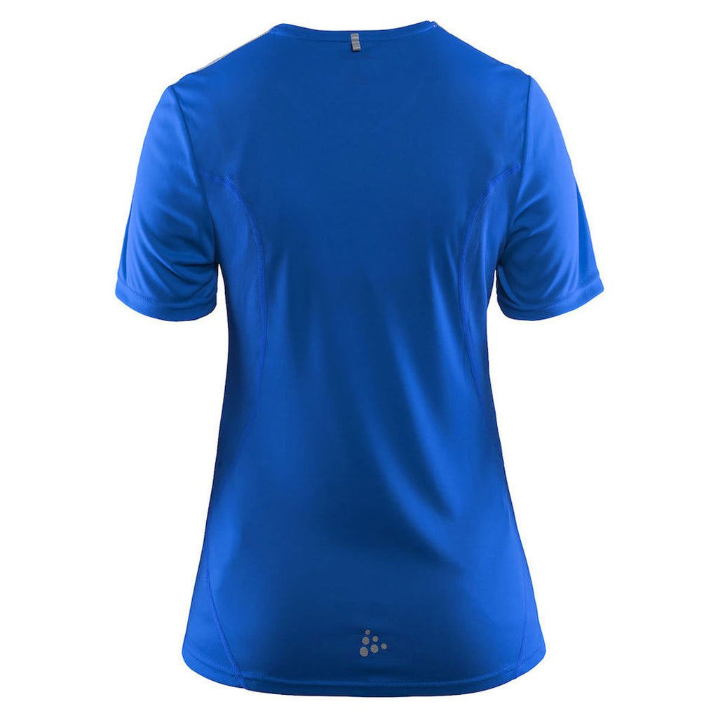 Craft Sports Women's Sweden Blue Mind Short Sleeve Tee