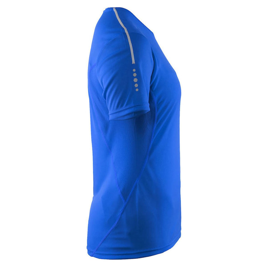 Craft Sports Women's Sweden Blue Mind Short Sleeve Tee