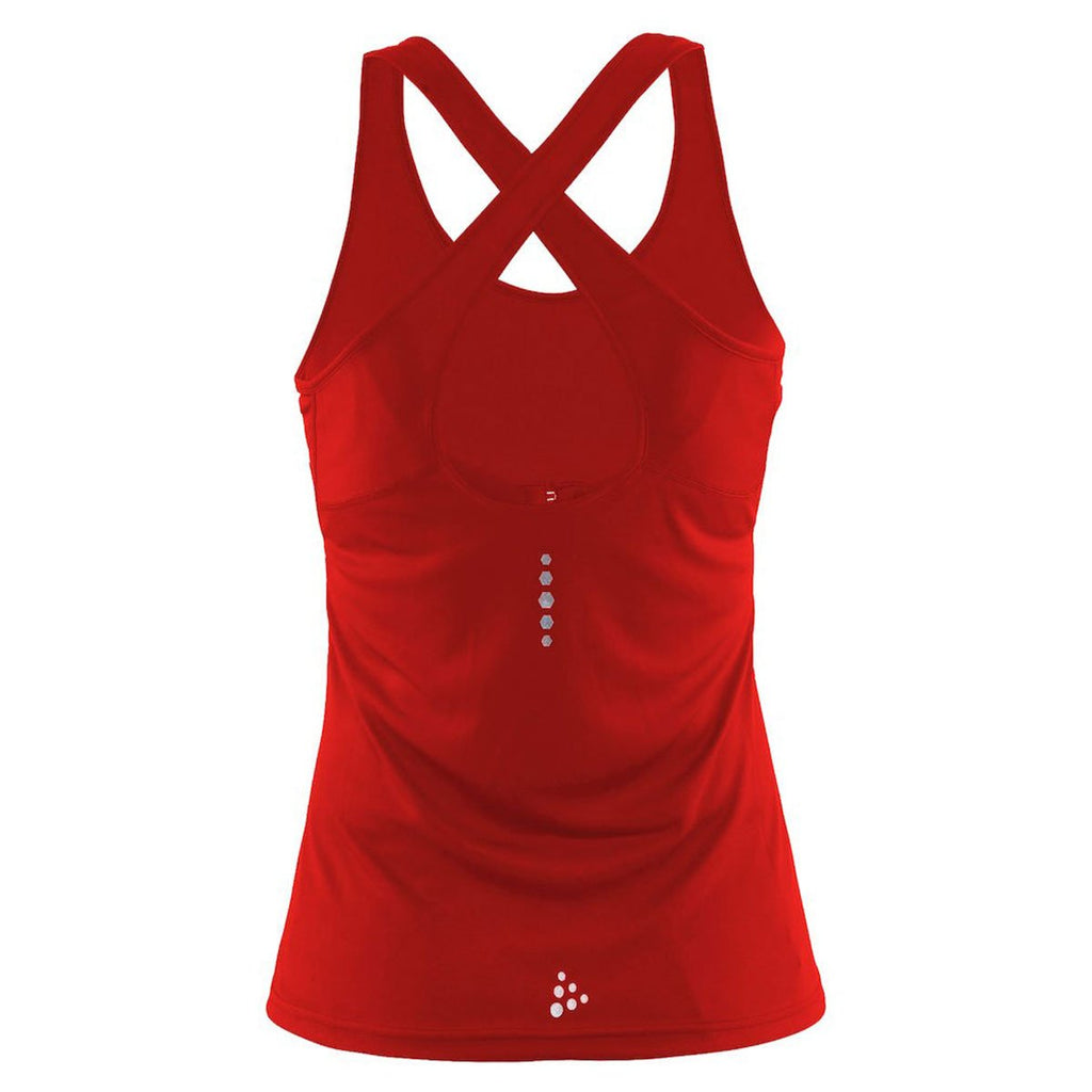 Craft Sports Women's Bright Red Mind Singlet