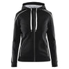 Craft Sports Women's Black In the Zone Full Zip Hood