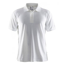 Craft Sports Men's White Classic Polo