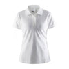 Craft Sports Women's White Classic Polo