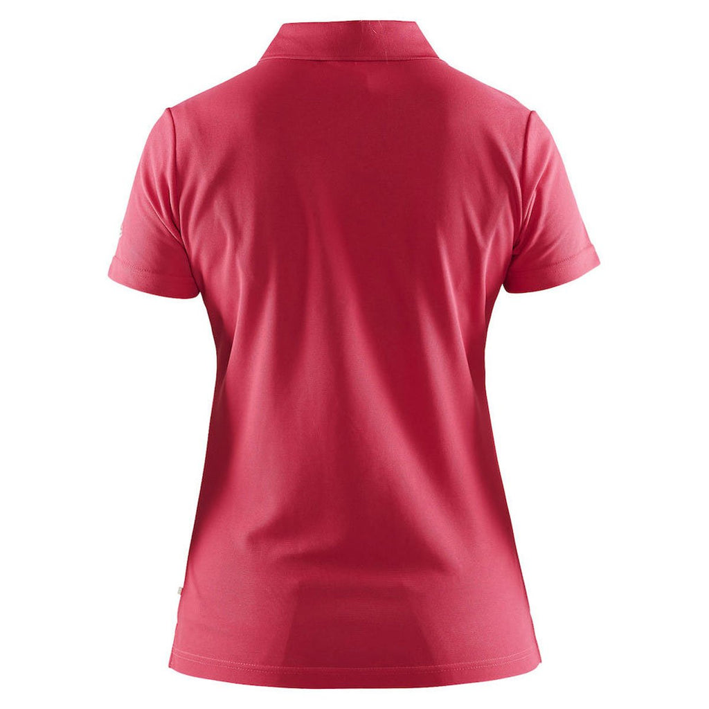 Craft Sports Women's Russian Rose Classic Zip Polo