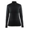 Craft Sports Women's Black Active Comfort Zip