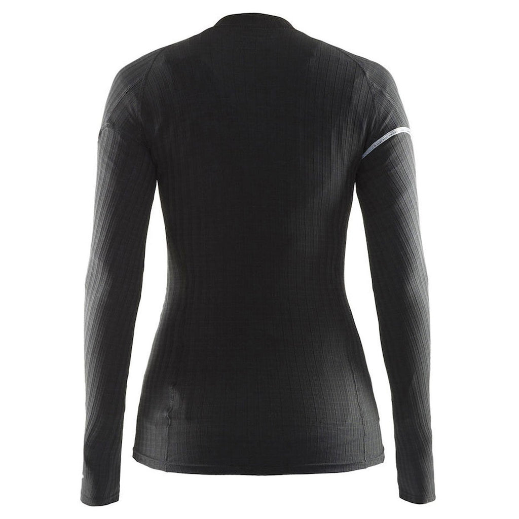 Craft Sports Women's Black/Platinum Active Extreme Crewneck