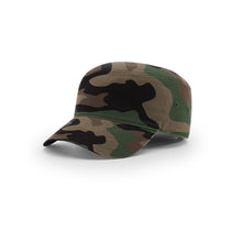 Richardson Green Camo Lifestyle Unstructured Washed Cadet Strapback Cap