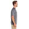 Holloway Men's Black Heather Electrify 2.0 Short-Sleeve