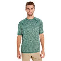 Holloway Men's Forest Heather Electrify 2.0 Short-Sleeve