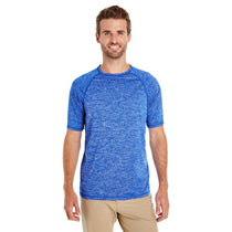 Holloway Men's Royal Heather Electrify 2.0 Short-Sleeve