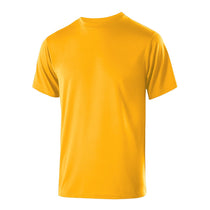 Holloway Men's Light Gold Short Sleeve Gauge Shirt