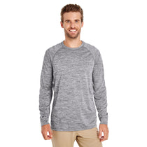 Holloway Men's Graphite Heather Electrify 2.0 Long-Sleeve