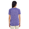 Holloway Women's Purple Heather Electrify 2.0 Short-Sleeve