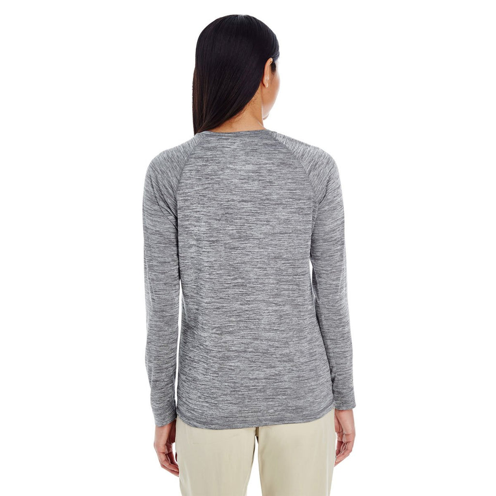 Holloway Women's Graphite Heather Electrify 2.0 Long-Sleeve