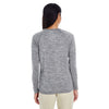 Holloway Women's Graphite Heather Electrify 2.0 Long-Sleeve