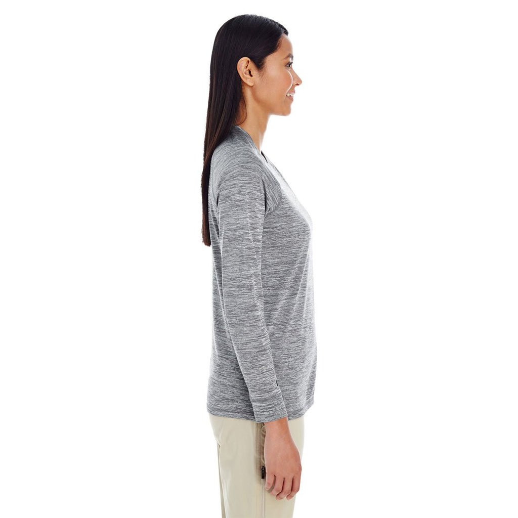 Holloway Women's Graphite Heather Electrify 2.0 Long-Sleeve