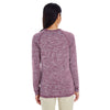 Holloway Women's Maroon Heather Electrify 2.0 Long-Sleeve