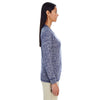 Holloway Women's Navy Heather Electrify 2.0 Long-Sleeve