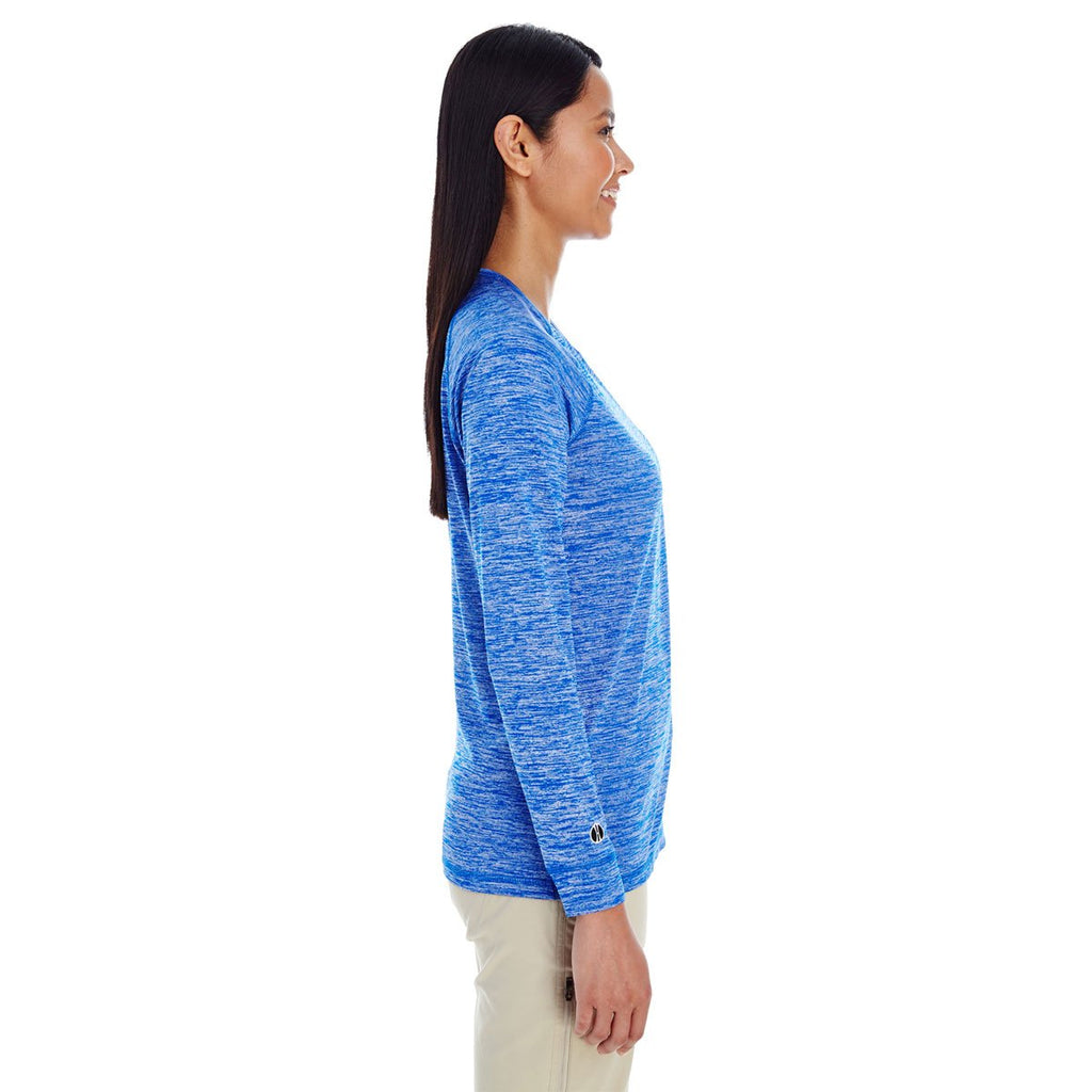 Holloway Women's Royal Heather Electrify 2.0 Long-Sleeve