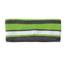 Holloway Lime/White/Graphite Acrylic Rib Knit Comeback Headband
