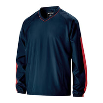 Holloway Men's Navy/Scarlet Bionic Windshirt
