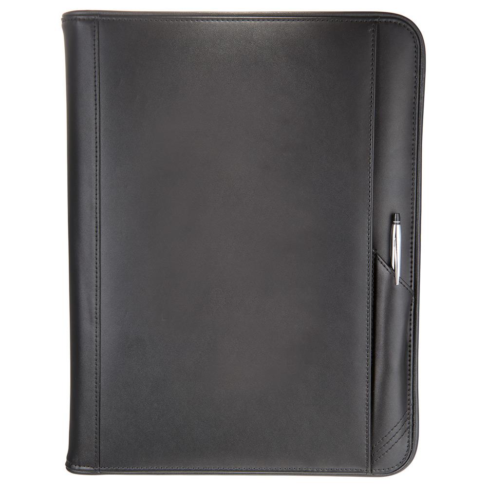 Cross Black Classic Leather Zippered Padfolio