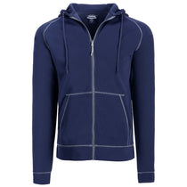 Landway Men's Navy Competition Hooded Tech Full-Zip Sweatshirt