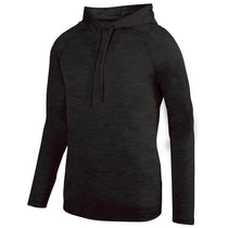 Augusta Sportswear Men's Black Shadow Tonal Heather Hoodie
