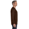 Jerzees Men's Chocolate 5.6 Oz Dri-Power Active Long-Sleeve T-Shirt