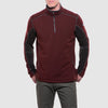 KUHL Men's Brick Charcoal Revel Quarter Zip