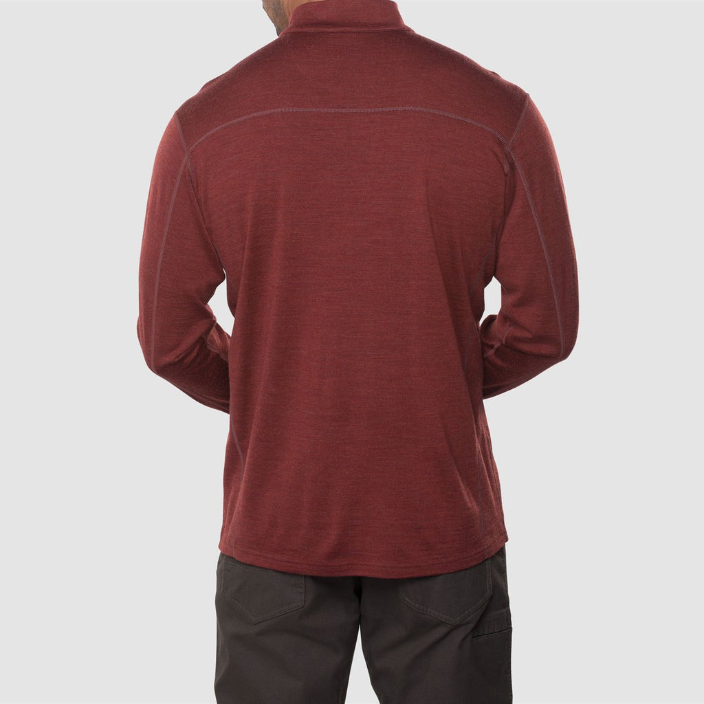 KUHL Men's Picante Red Skar Quarter Zip