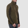 KUHL Men's Olive Charcoal Interceptr Quarter Zip