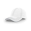 Richardson White/Navy Lifestyle Unstructured Washed Chino Sandwich Visor Cap