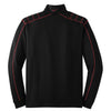 Nike Men's Black/Red Dri-FIT Long Sleeve Quarter Zip