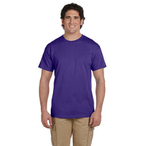 Fruit of the Loom Men's Deep Purple 5 oz. HD Cotton T-Shirt