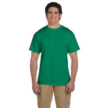 Fruit of the Loom Men's Retro Heather Green 5 oz. HD Cotton T-Shirt
