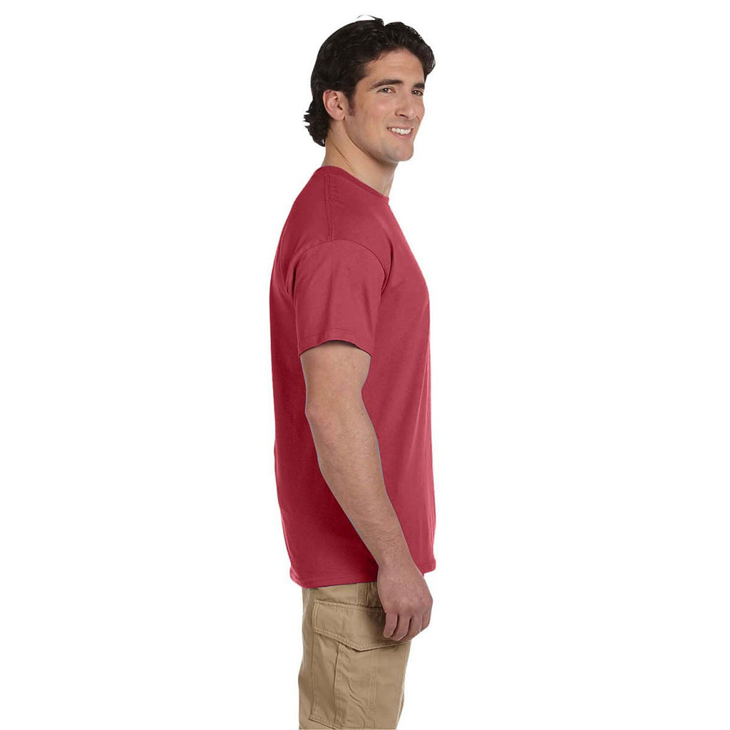 Fruit of the Loom Men's Crimson 5 oz. HD Cotton T-Shirt