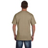 Fruit of the Loom Men's Khaki 5 oz. HD Cotton Pocket T-Shirt