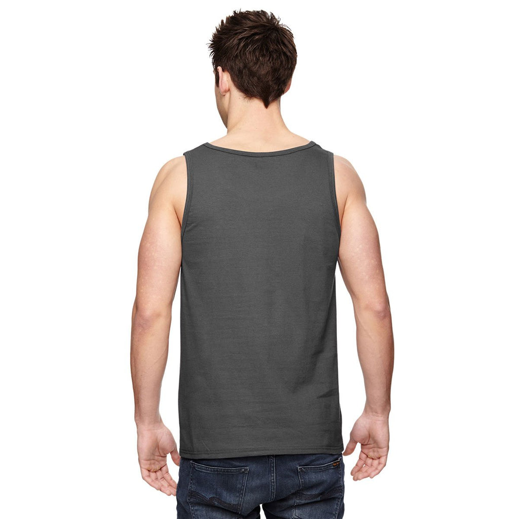 Fruit of the Loom Men's Charcoal Grey 5 oz. HD Cotton Tank