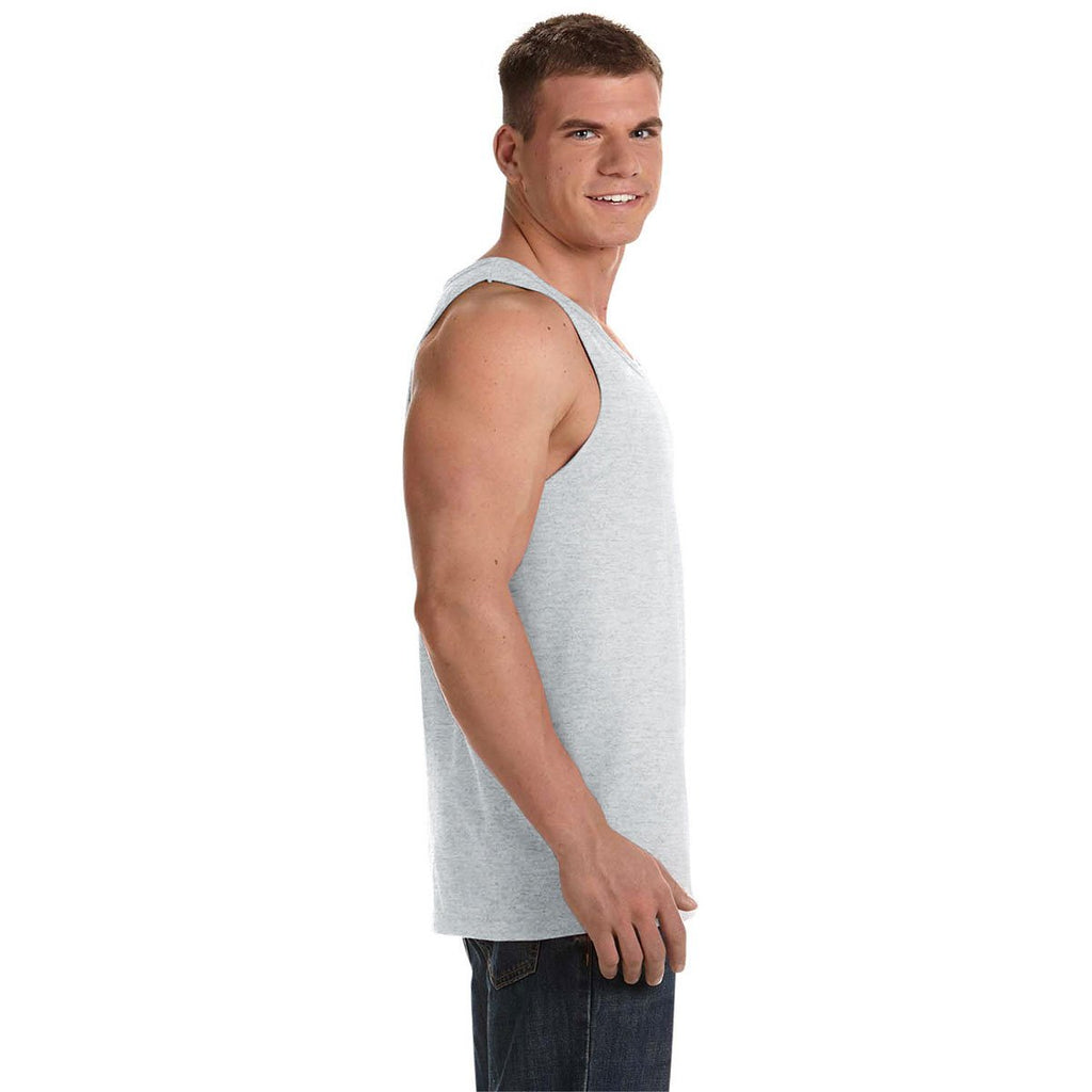 Fruit of the Loom Men's Ash 5 oz. HD Cotton Tank