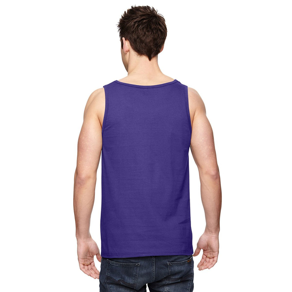 Fruit of the Loom Men's Purple 5 oz. HD Cotton Tank