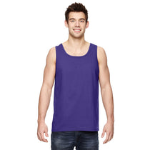 Fruit of the Loom Men's Purple 5 oz. HD Cotton Tank